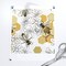 Endangered Species Honey Bee Flowers Honeycomb Hexagon Floral Apiary Insects Bugs Custom Pre-pasted Wallpaper by Spoonflower Pre-Pasted Wallpaper 2FT Wide